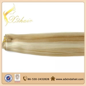 An tSín 24 inch grade 8a virgin remy brazilian cheap straight human hair weft déantóir