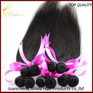 中国 いいえもつれない脱落純粋なヘアエクステンション自然バージンインドの髪の5Aグレード未処理のバージンヘア横糸 メーカー