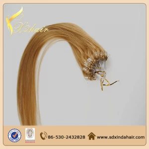 China 6A Grade Fashion Keratin Fusion Loop  Hair extensions manufacturer