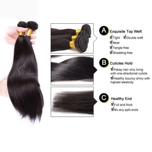 Chine 7 Days Return Guarantee Best Price Wholesale Natural Color Grade 7A Virgin Brazilian Hair fabricant