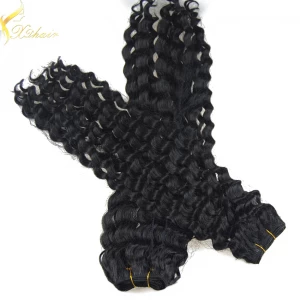 An tSín 7A quality aliexpress hotsale wholesale cheap Brazilian curly hair extension for black women déantóir