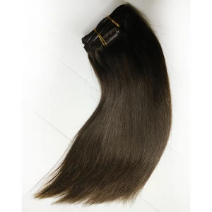 中国 7pcs clip in hair extension top quality factory price hair  wholesale clip on hair メーカー
