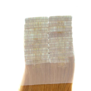 中国 8A Remy human hair blonde virgin hair Double drawn tape hair,bonding fusion hair,clip in hair 制造商