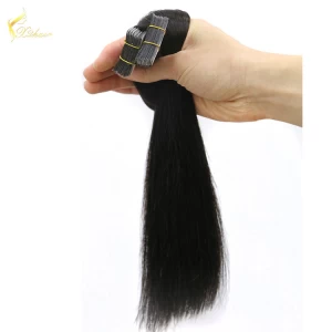 China 8A Tape In Extensions Blonde Wholesale Skin Weft Malaysian Human Virgin Straight Tape Hair Extensions Skin Weft fabricante