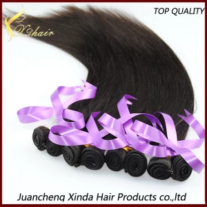 An tSín 8A grade 100% unprocessed natural color loose wave wholesale virgin brazilian hair weave déantóir