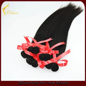 China 8A silk straight top quanlity human hair waving/weft extensions manufacturer