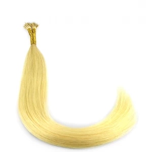 China 8a grade #27 light blonde color indian temple hair virgin brazilian remy human hair nano link ring hair extension manufacturer