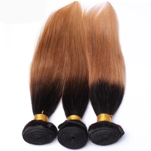 Chine 8a grade human hair two toned hair weaving color cheap human hair extensions fabricant