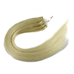 中国 8a grade wholesale indian temple hair 100 virgin brazilian remy human hair seamless micro loop ring hair extension 制造商
