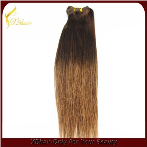 An tSín Accept Paypal Aliexpress Cheap Hair Product, Ombre Cheap 100% Human Hair Clip In Hair Extension déantóir