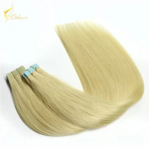 중국 Active demand Raw virgin unprocessed single sided hair tape extensions in alibaba china factory 제조업체