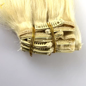 An tSín Alibaba China Free Shipping 2016 Hot Selling Factory Price clip in hair extension dropshipping déantóir