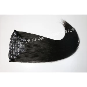 China Alibaba Express Virgin Peruvian Hair, Remy Hair Peruvian Clips in Hair, 100% Human Hair Extensions fabricante