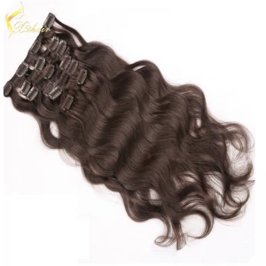 China Alibaba Hair Wholesale India Human hair Extension Natural Indian Hair Clip In Hair Wholesale fabrikant