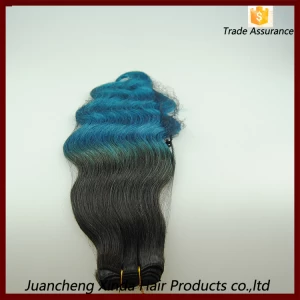An tSín Alibaba best sale 20 inch brazilian burgundy two tone ombre hair weaving déantóir