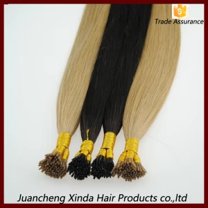 China Alibaba cabelo beleza quente de qualidade superior por atacado china i ponta extensões de cabelo fabricante