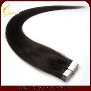 中国 Alibaba express brazilian hair extension wholesale tape hair extension メーカー