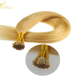China Alibaba trade assurance grade 8A 1g Italian keratin I tip human remy hair fabricante