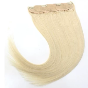 An tSín Aliexpress china one piece clip in 100% Brazilian virgin remy human hair double weft clip in hair extensions déantóir