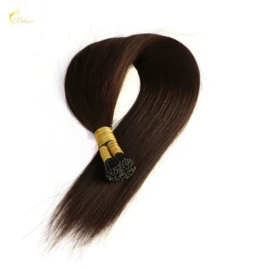 中国 Best Selling Factory Price Soft Smooth 100% Temple Indian Hair Blonde i tip hair 18inch 制造商