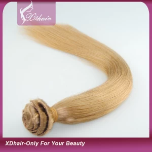 China Best Selling Wholesale Brazilian virgin hair 100% Remy clip in hair extensions manufacturer