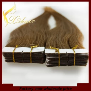 Китай Best quality pu skin weft tape hair extension fashion human hair stick tape indian производителя