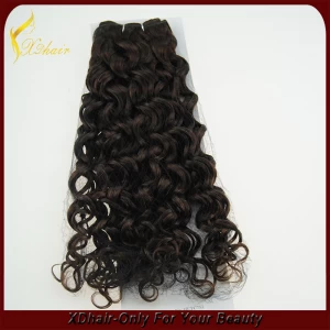 China Best selling billig unverarbeiteten Haareinschlagfäden Jungfrau natürliche Welle brazilain welliges Haar Bündel Hersteller