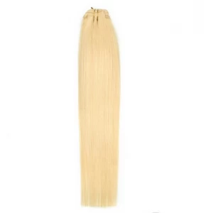 中国 Best selling products dropshipping 100 virgin Brazilian peruvian remy human hair weft weave bulk extension 制造商