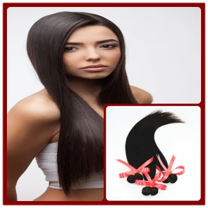 Cina Capelli umani brasiliani 12 "-28" capelli staight produttore