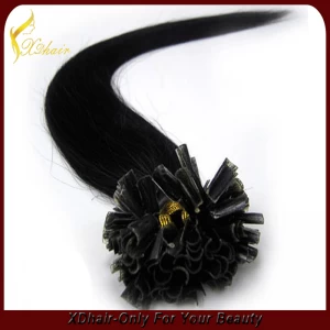 China Cheap Buy Directly from Factory in China U tip Hair Extension 1g #1 18'' manufacturer