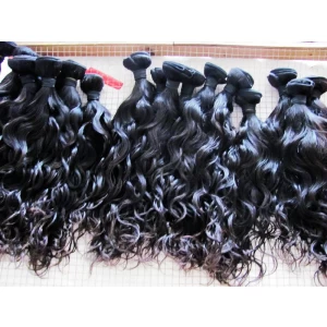 An tSín Cheap Grade 7A 100% Human Halo Flip Hair Extension 8"--30"Straight Virgin Brazilian Hair weft déantóir