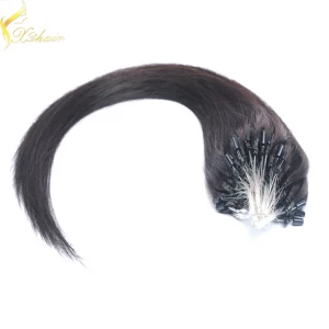 China Cheap Silky Straight Blonde 100% Human Remy Micro Ring Hair Extensions fabrikant