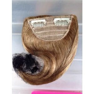 China Cheap Wholesale Natural Real Hair 100% remy clip in hair extension bangs manufacturer