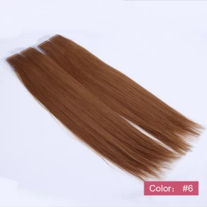 Chine Cheap Wholesale Natural Straight Blonde Human Hair Tape In Hair Extensions fabricant