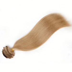 China Cheap clip on hair extensions with high are easiest and most popular hair extensions , 100% human remy hair with natural feeling fabrikant