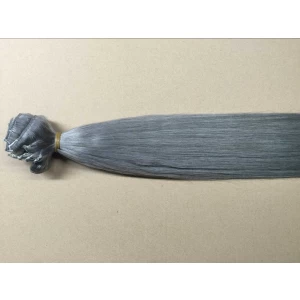 An tSín Cheap grey color Clip In Hair Extensions déantóir