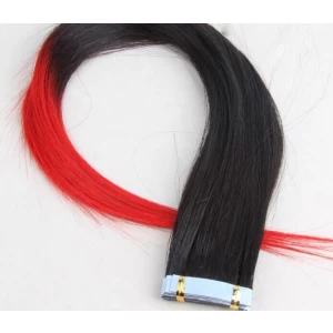 An tSín Cheap high quality human tape hair 100% virgin remy hair tape in hair extentions wholesale déantóir