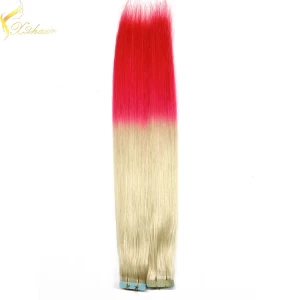 China China Suppliers Virgin Unprocessed 100 Human Hair Cheap Wholesale tape hair extensions grace fabricante
