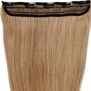 China China wholesale New arrival best selling high quality one piece clip in hair extension blonde fabricante