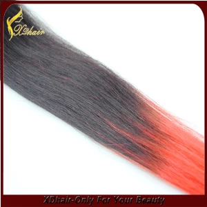 porcelana Cina Alibaba tangle free hair wave skin weft human hair extensions omber color fabricante