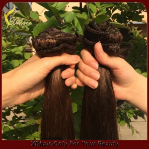 Chine Curly remy grade 5a pleine cuticule vente chaude vierge clip humaine dans les cheveux fabricant