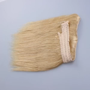 China Double Drawn Wholesale Cheap human  halo flip in hair extension fabricante