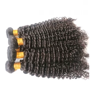 中国 Double drawn crochet braids with human hair 100 virgin Brazilian peruvian remy human hair weft weave bulk extension 制造商