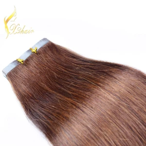 中国 Double drawn tape hair extension indian remy 2.5g piece best glue tape hair メーカー