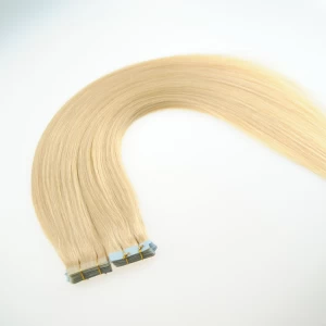 An tSín Double weft full cuticle wholesale brazilian tape in hair extensions 120 grams déantóir