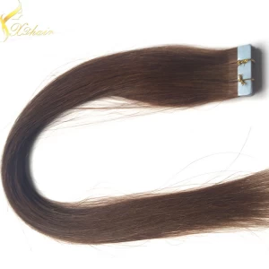 中国 Double weft full cuticle wholesale seamless tape hair extensions 制造商