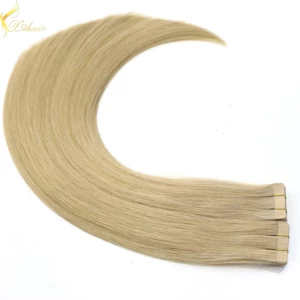 中国 Double weft full cuticle wholesale tape in hair 3g メーカー