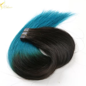 Chine Double weft full cuticle wholesale virgin tape in hair extensions packs fabricant