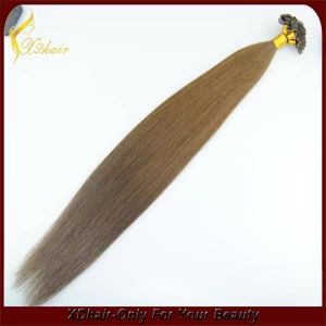 Китай Double weft full uticle wholesale brazilian 100 human hair flap tip hair extension for 1g or 0.5g or 0.8g производителя