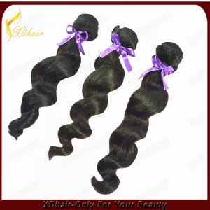 China Factory Price 10-30inch 7A Unprocessed Virgin Hair Peruvian Loose Wave manufacturer